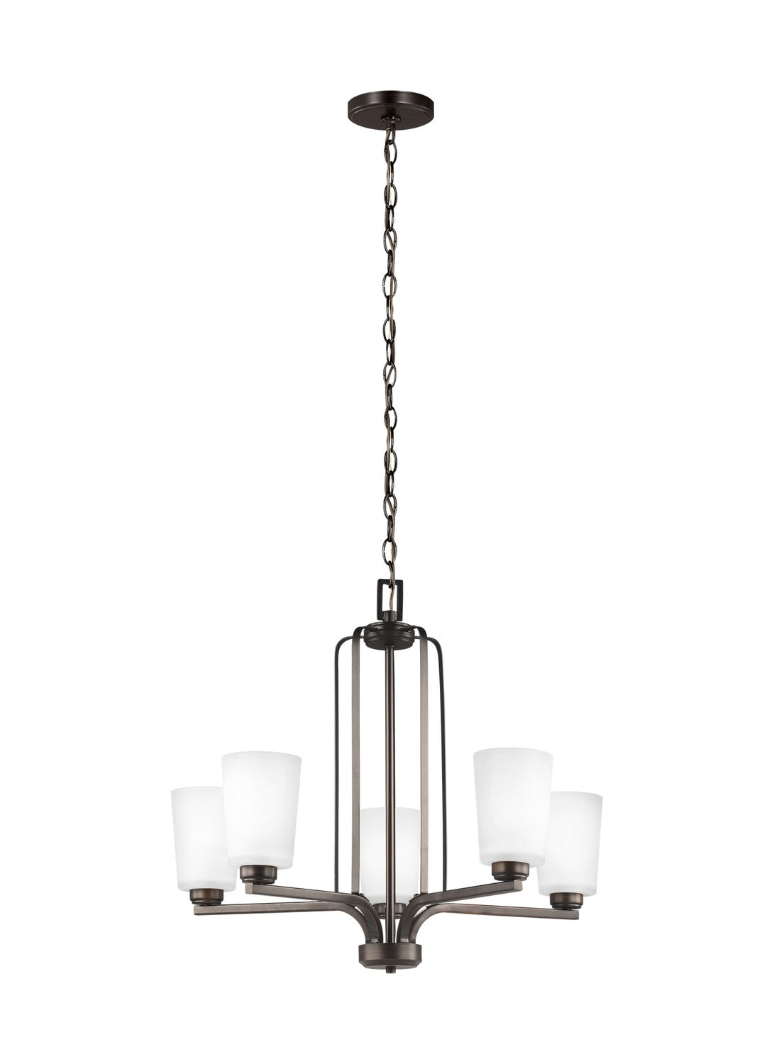 GENERATION LIGHTING, FRANPORT FIVE LIGHT CHANDELIER, CHANDELIER LIGHT