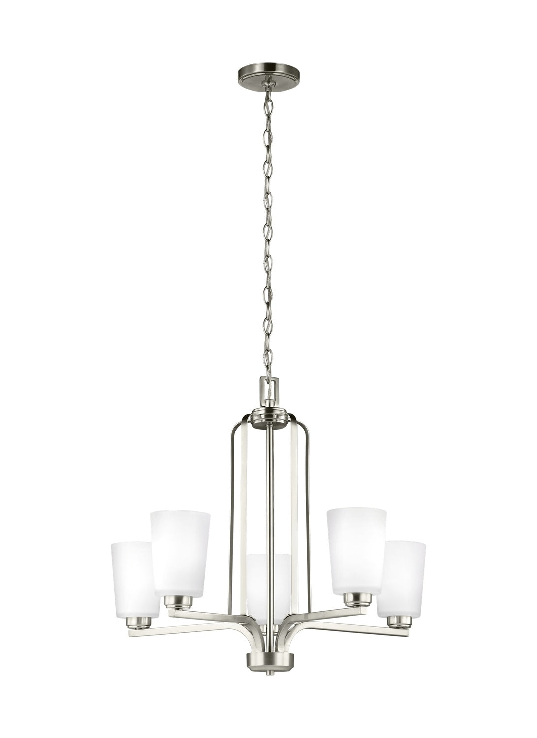 GENERATION LIGHTING, FRANPORT FIVE LIGHT CHANDELIER, CHANDELIER LIGHT