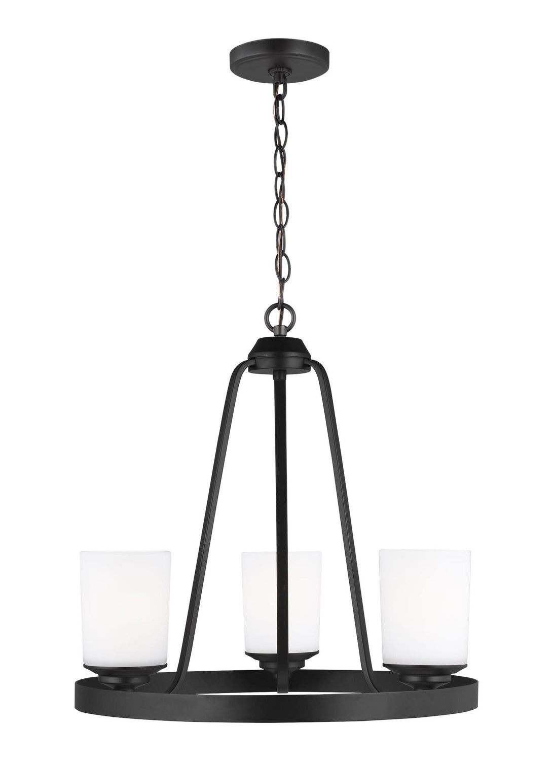 GENERATION LIGHTING, KEMAL THREE LIGHT CHANDELIER, CHANDELIER LIGHT
