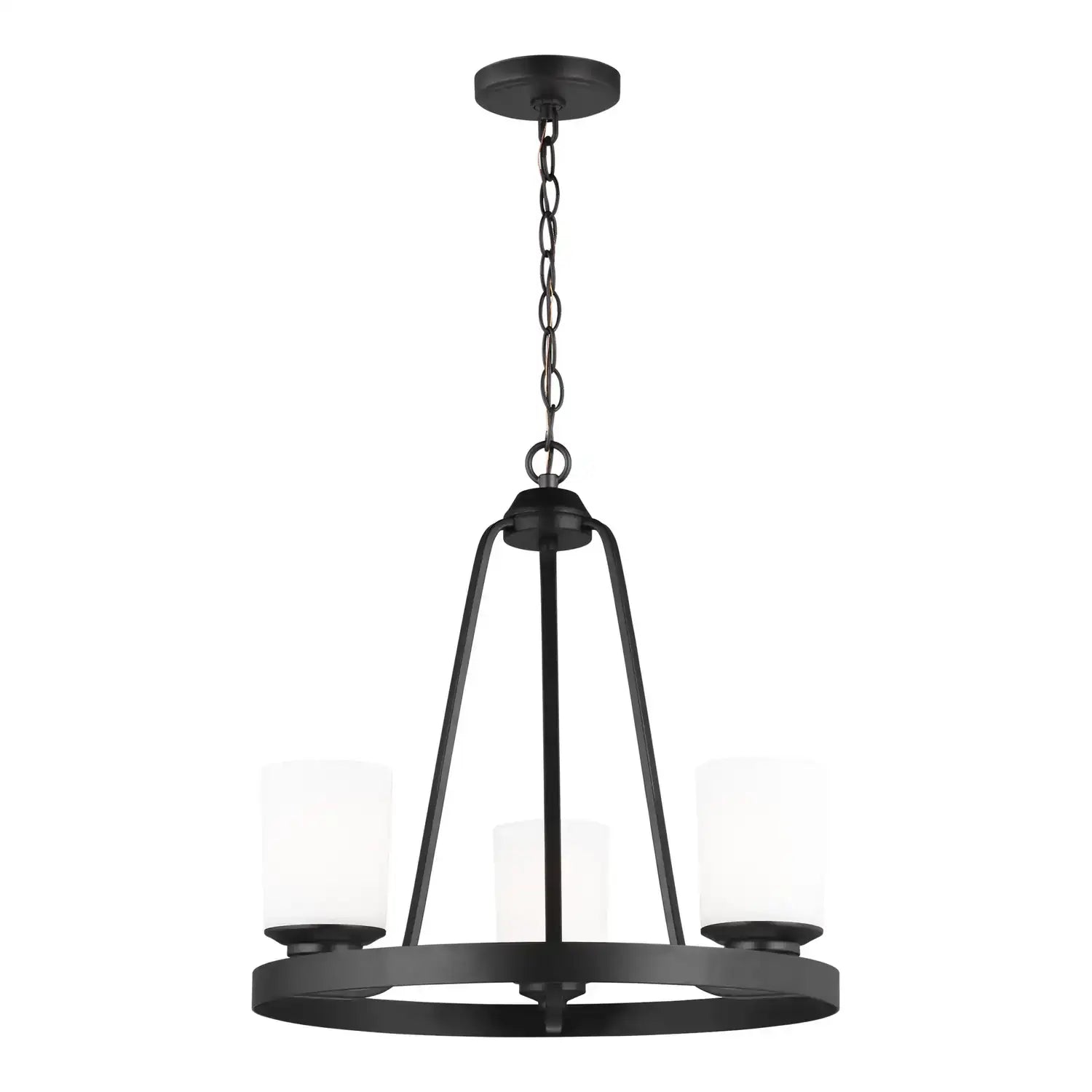 GENERATION LIGHTING, KEMAL THREE LIGHT CHANDELIER, CHANDELIER LIGHT