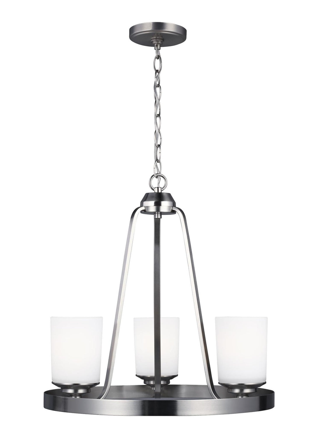 GENERATION LIGHTING, KEMAL THREE LIGHT CHANDELIER, CHANDELIER LIGHT