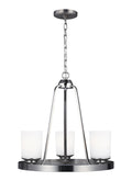 GENERATION LIGHTING, KEMAL THREE LIGHT CHANDELIER, CHANDELIER LIGHT