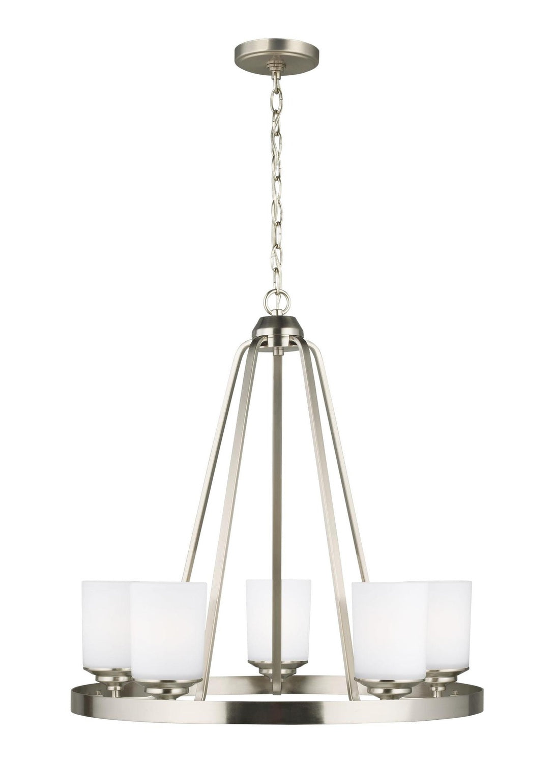 GENERATION LIGHTING, KEMAL FIVE LIGHT CHANDELIER, CHANDELIER LIGHT