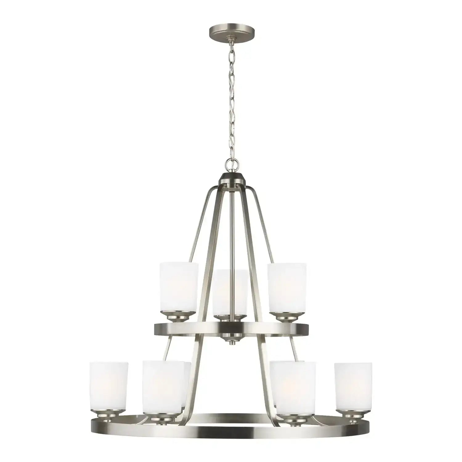 GENERATION LIGHTING, KEMAL NINE LIGHT CHANDELIER, CHANDELIER LIGHT