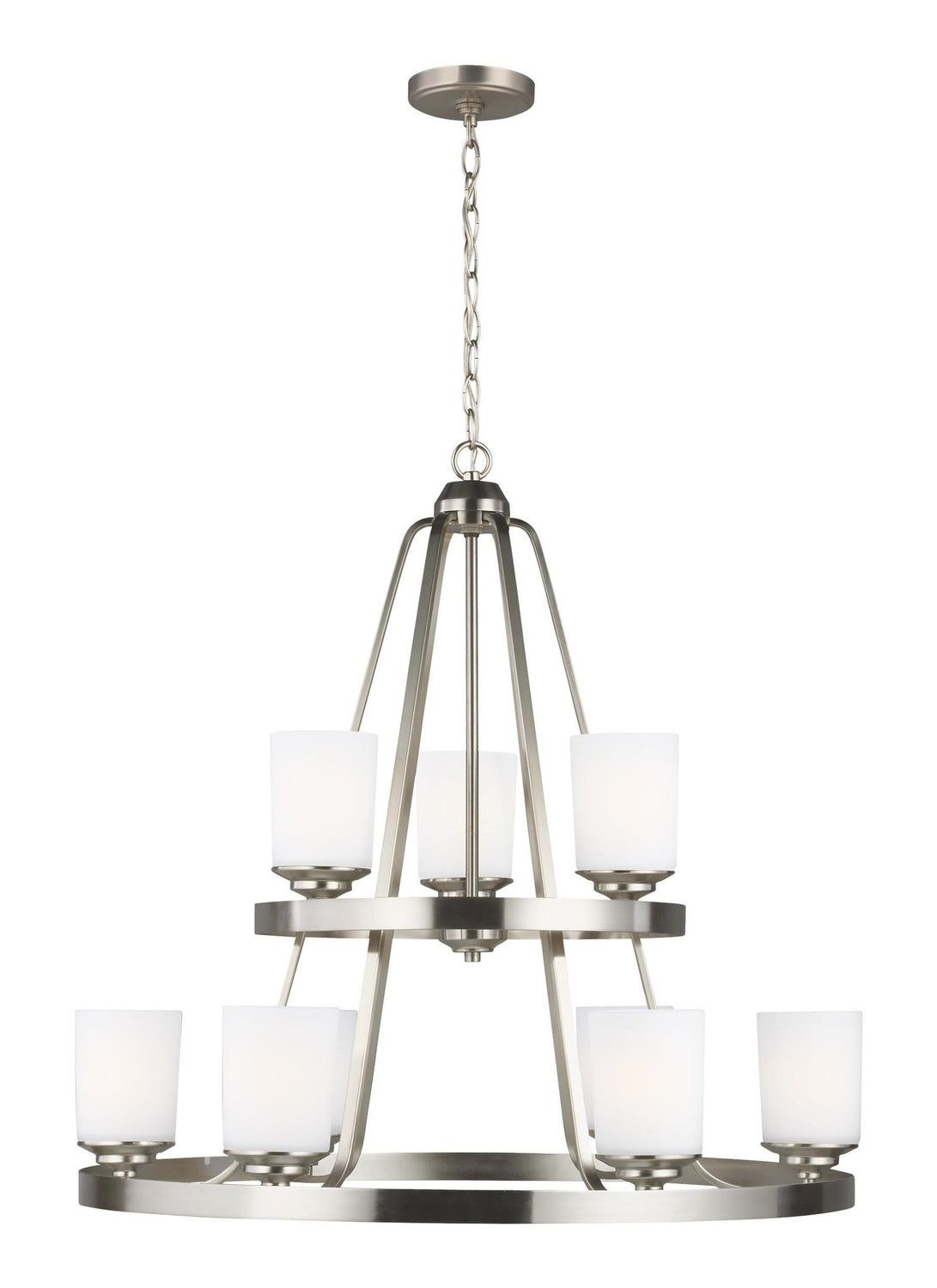 GENERATION LIGHTING, KEMAL NINE LIGHT CHANDELIER, CHANDELIER LIGHT
