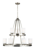 GENERATION LIGHTING, KEMAL NINE LIGHT CHANDELIER, CHANDELIER LIGHT