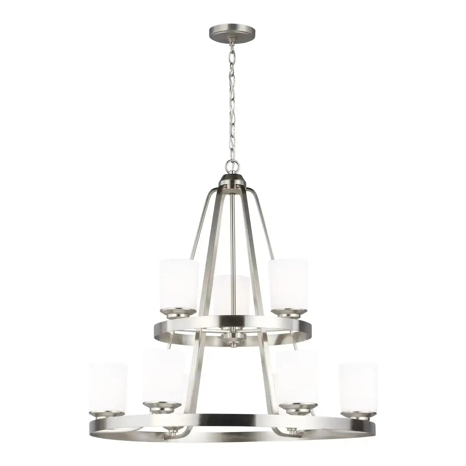 GENERATION LIGHTING, KEMAL NINE LIGHT CHANDELIER, CHANDELIER LIGHT