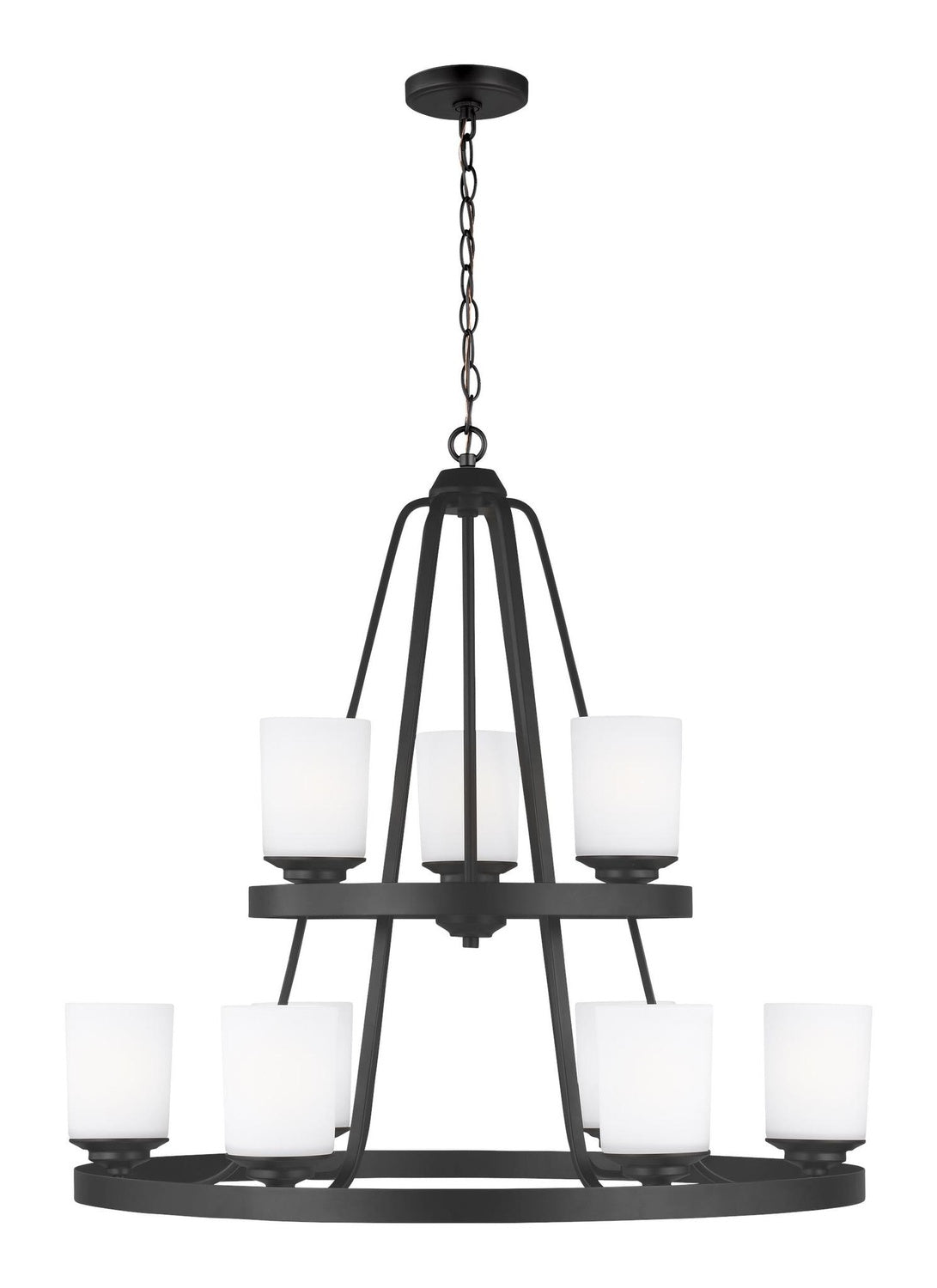 GENERATION LIGHTING, KEMAL NINE LIGHT CHANDELIER, CHANDELIER LIGHT