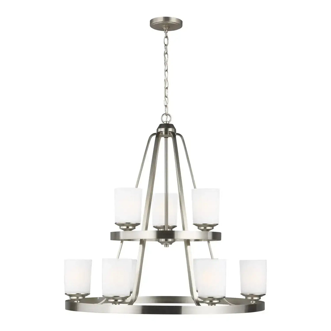 GENERATION LIGHTING, KEMAL NINE LIGHT CHANDELIER, CHANDELIER LIGHT