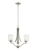 GENERATION LIGHTING, ELMWOOD PARK THREE LIGHT CHANDELIER, CHANDELIER LIGHT