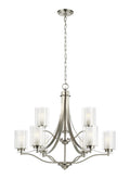 GENERATION LIGHTING, ELMWOOD PARK NINE LIGHT CHANDELIER, CHANDELIER LIGHT