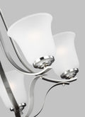 GENERATION LIGHTING, EMMONS FIVE LIGHT CHANDELIER, CHANDELIER LIGHT