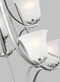 GENERATION LIGHTING, EMMONS NINE LIGHT CHANDELIER, CHANDELIER LIGHT