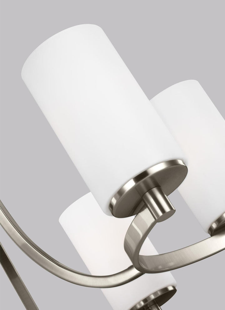 GENERATION LIGHTING, HETTINGER SIX LIGHT CHANDELIER, CHANDELIER LIGHT