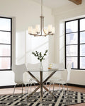 GENERATION LIGHTING, HETTINGER SIX LIGHT CHANDELIER, CHANDELIER LIGHT
