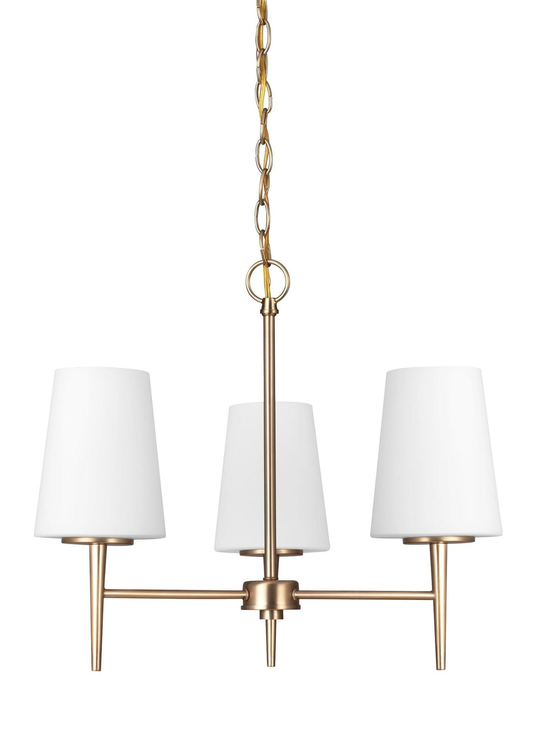 GENERATION LIGHTING, DRISCOLL THREE LIGHT CHANDELIER, CHANDELIER LIGHT