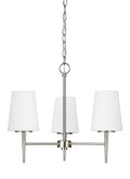 GENERATION LIGHTING, DRISCOLL THREE LIGHT CHANDELIER, CHANDELIER LIGHT