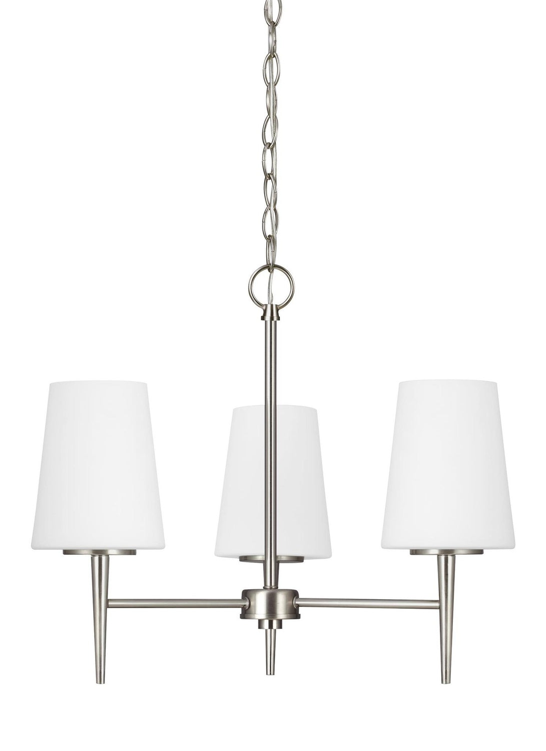 GENERATION LIGHTING, DRISCOLL THREE LIGHT CHANDELIER, CHANDELIER LIGHT