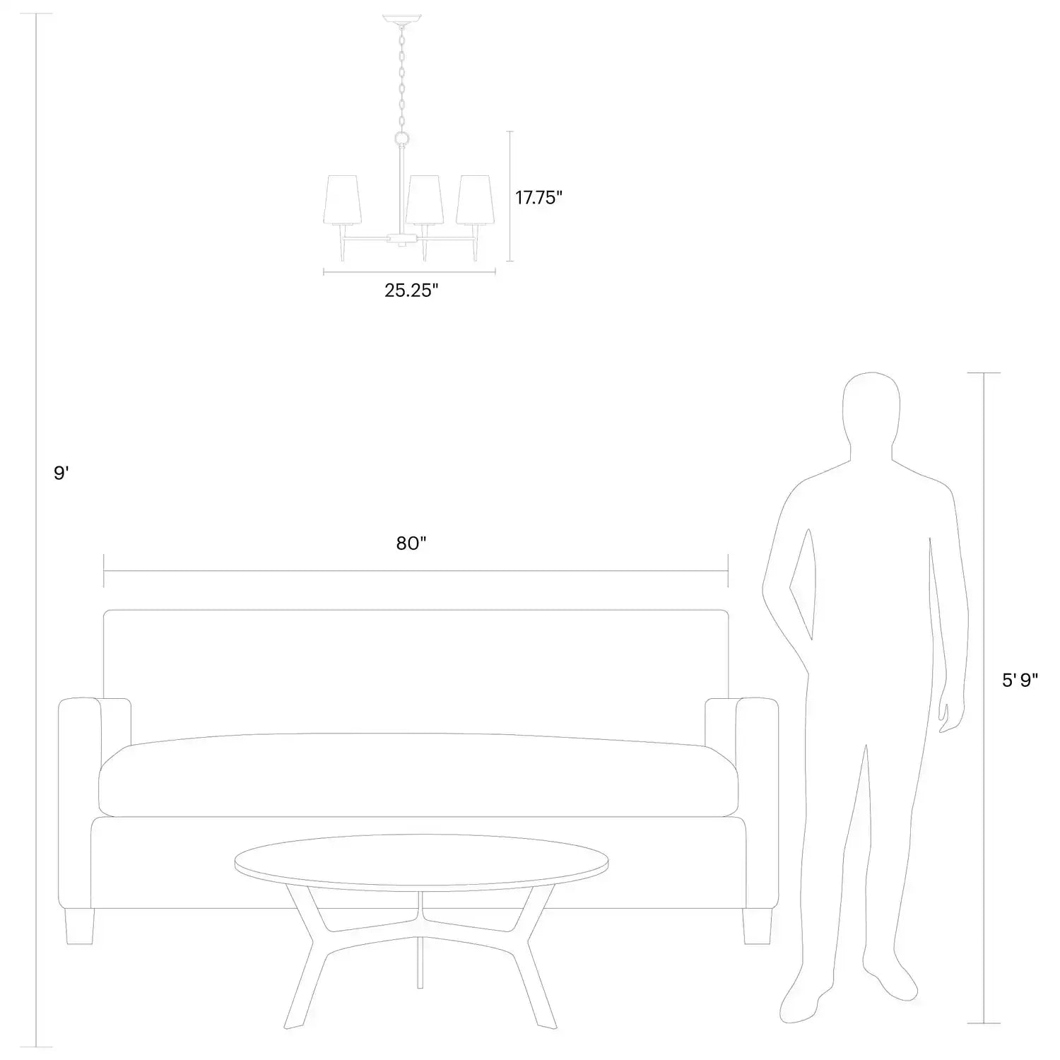 GENERATION LIGHTING, DRISCOLL FIVE LIGHT CHANDELIER, CHANDELIER LIGHT