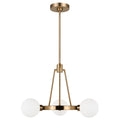 VISUAL COMFORT STUDIO, CLYBOURN THREE LIGHT CHANDELIER, CHANDELIER LIGHT