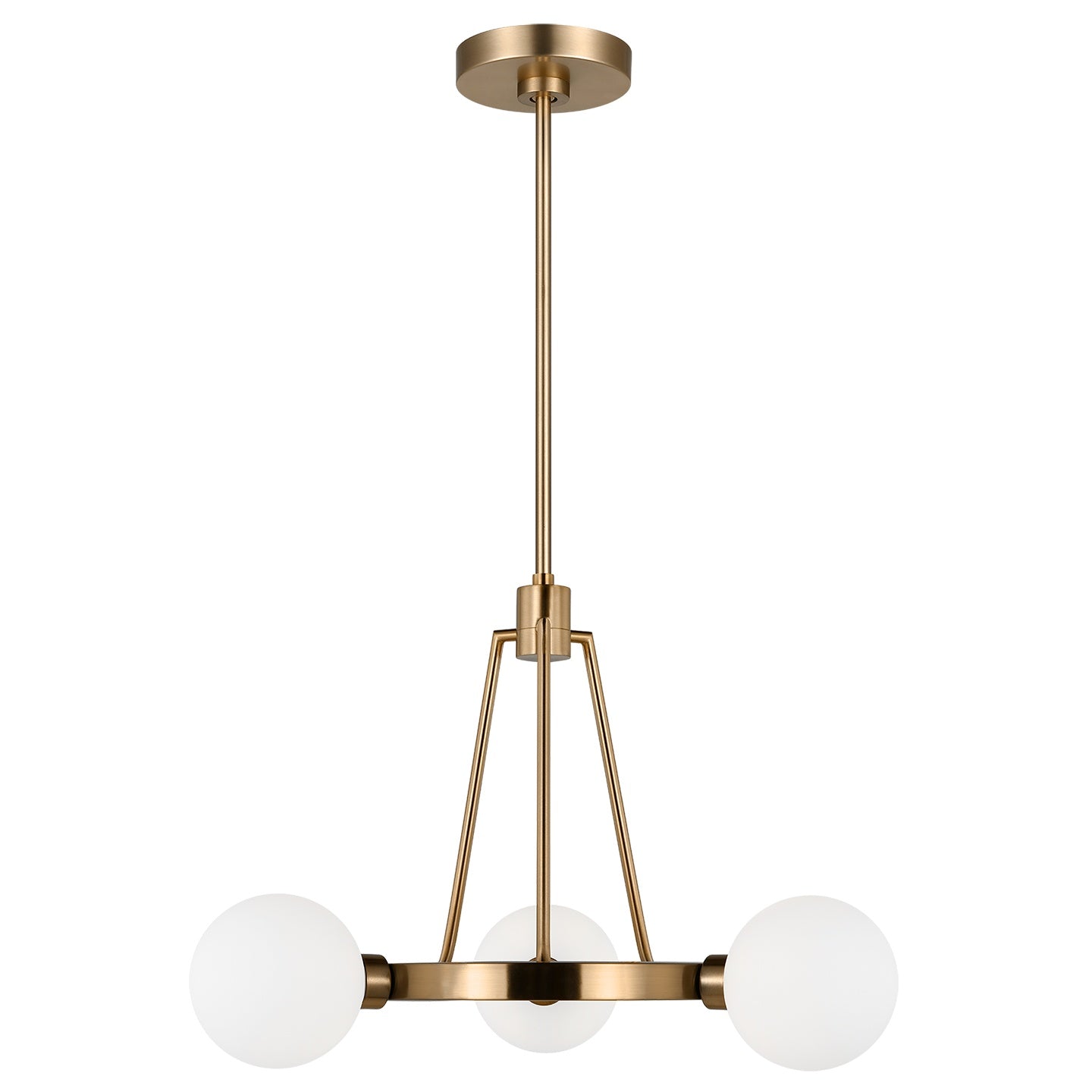VISUAL COMFORT STUDIO, CLYBOURN THREE LIGHT CHANDELIER, CHANDELIER LIGHT