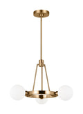VISUAL COMFORT & CO., CLYBOURN THREE LIGHT CHANDELIER, CHANDELIER LIGHT
