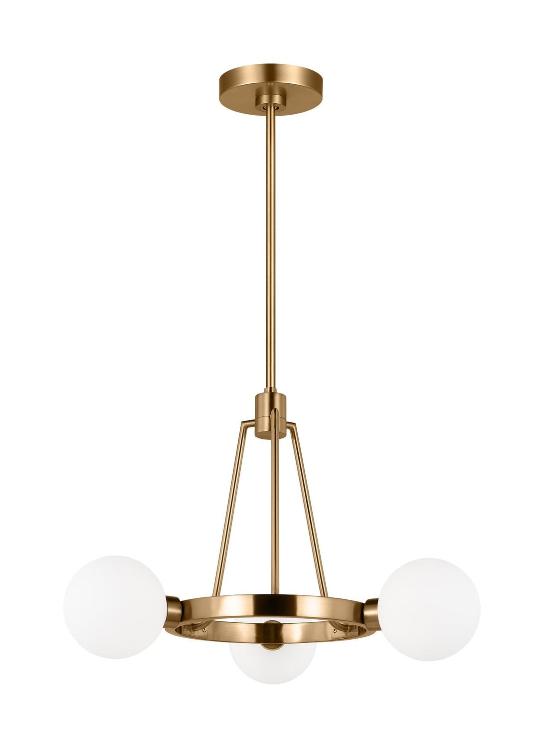 VISUAL COMFORT & CO., CLYBOURN THREE LIGHT CHANDELIER, CHANDELIER LIGHT