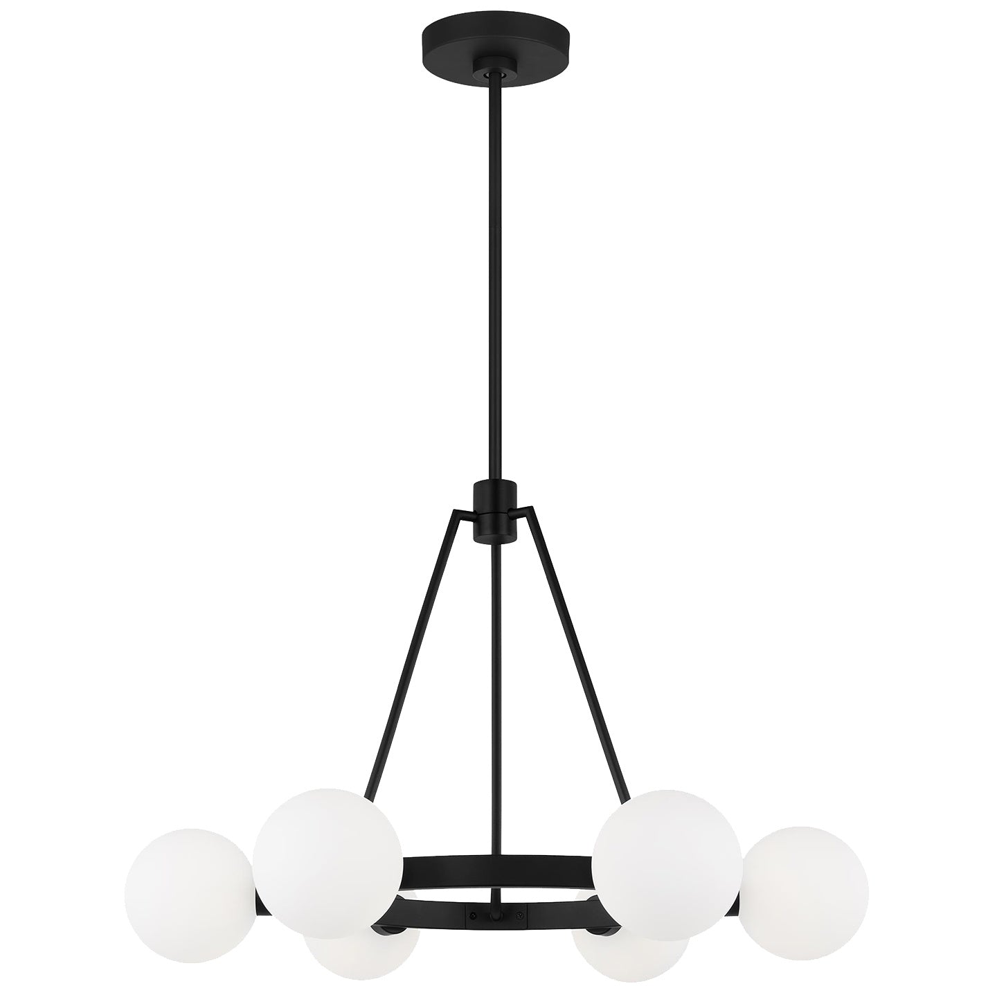 VISUAL COMFORT & CO., CLYBOURN SIX LIGHT CHANDELIER, CHANDELIER LIGHT