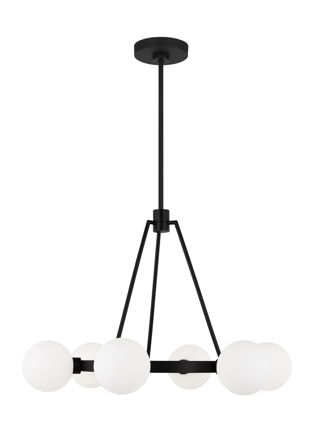 VISUAL COMFORT STUDIO, CLYBOURN SIX LIGHT CHANDELIER, CHANDELIER LIGHT