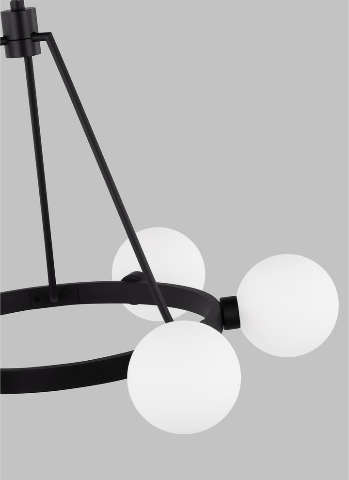 VISUAL COMFORT & CO., CLYBOURN SIX LIGHT CHANDELIER, CHANDELIER LIGHT