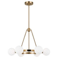 VISUAL COMFORT & CO., CLYBOURN SIX LIGHT CHANDELIER, CHANDELIER LIGHT