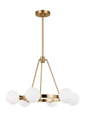 VISUAL COMFORT & CO., CLYBOURN SIX LIGHT CHANDELIER, CHANDELIER LIGHT