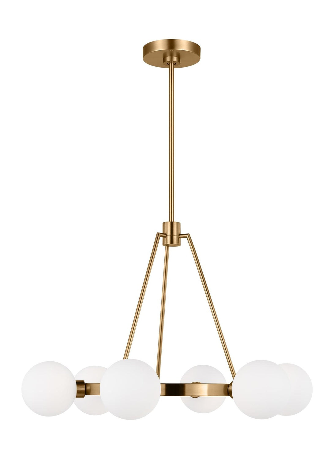 VISUAL COMFORT STUDIO, CLYBOURN SIX LIGHT CHANDELIER, CHANDELIER LIGHT