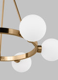 VISUAL COMFORT STUDIO, CLYBOURN SIX LIGHT CHANDELIER, CHANDELIER LIGHT