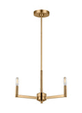 VISUAL COMFORT STUDIO, FULLTON THREE LIGHT CHANDELIER, CHANDELIER LIGHT