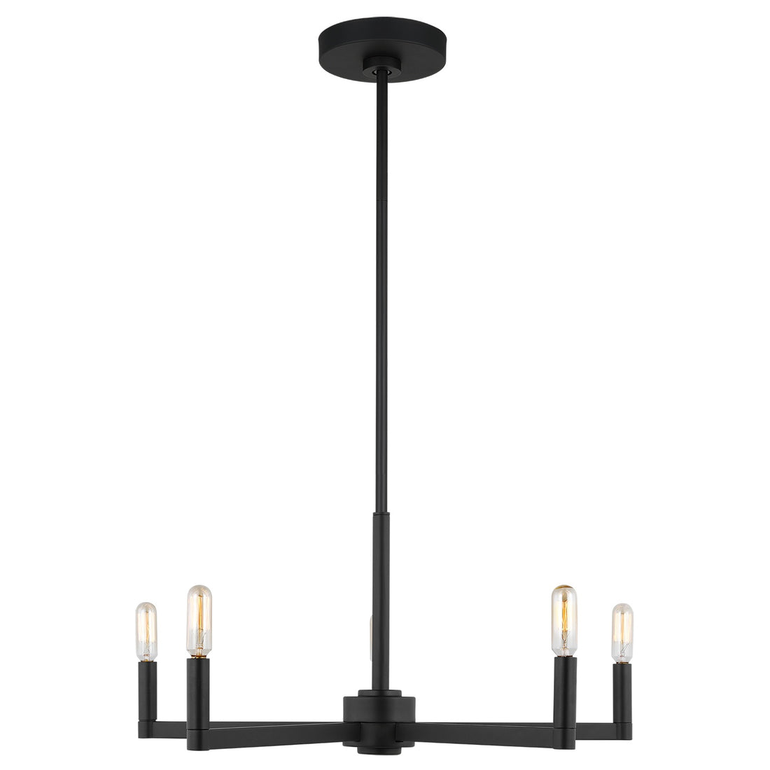 VISUAL COMFORT & CO., FULLTON FIVE LIGHT CHANDELIER, CHANDELIER LIGHT