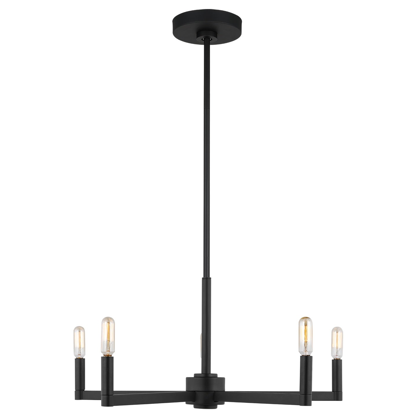 VISUAL COMFORT STUDIO, FULLTON FIVE LIGHT CHANDELIER, CHANDELIER LIGHT