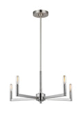 VISUAL COMFORT STUDIO, FULLTON FIVE LIGHT CHANDELIER, CHANDELIER LIGHT
