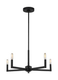 VISUAL COMFORT & CO., FULLTON FIVE LIGHT CHANDELIER, CHANDELIER LIGHT