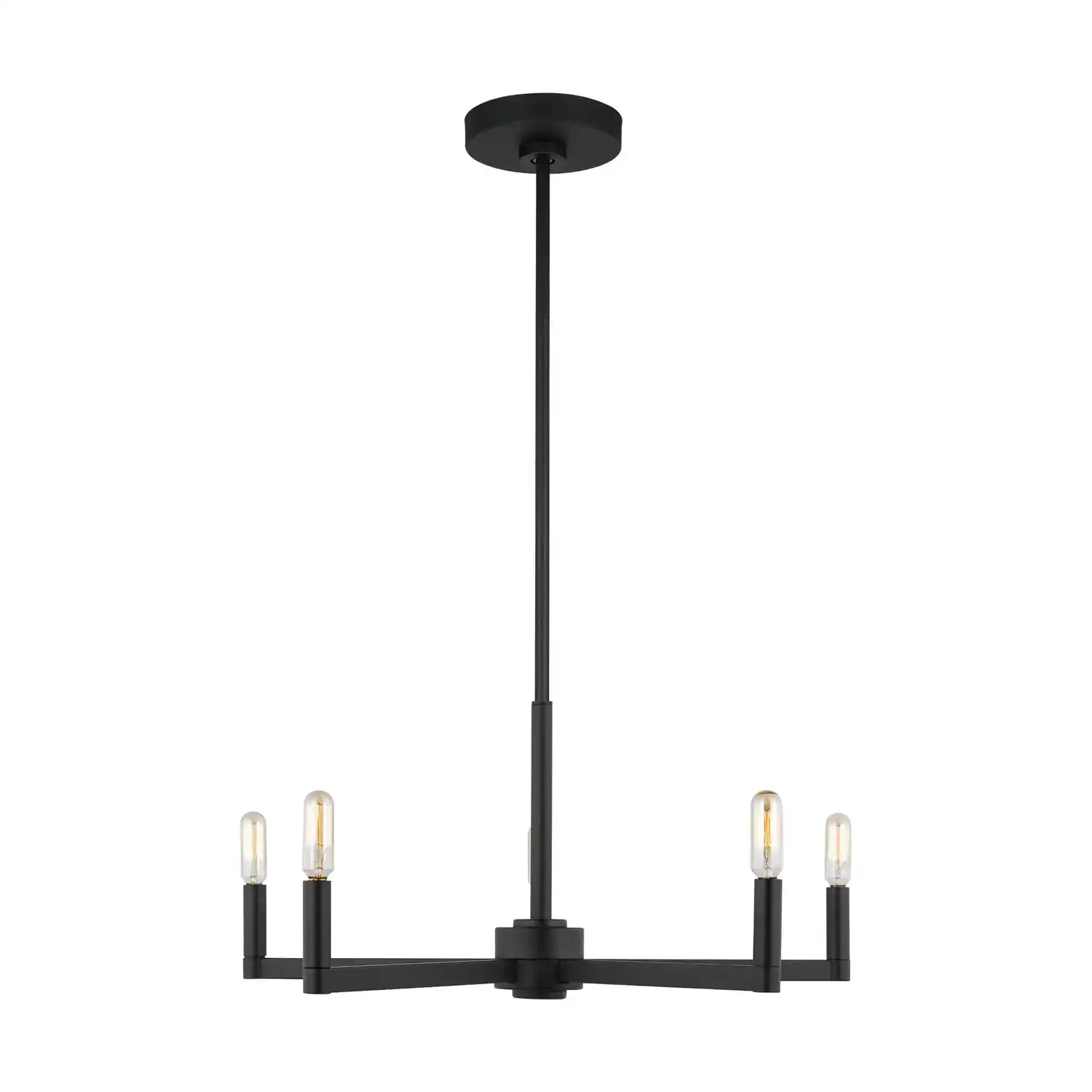 VISUAL COMFORT STUDIO, FULLTON FIVE LIGHT CHANDELIER, CHANDELIER LIGHT