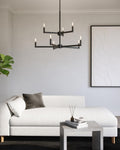 VISUAL COMFORT & CO., FULLTON NINE LIGHT CHANDELIER, CHANDELIER LIGHT