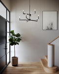 VISUAL COMFORT STUDIO, FULLTON NINE LIGHT CHANDELIER, CHANDELIER LIGHT