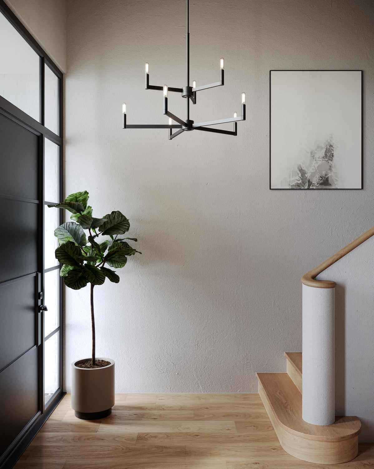 VISUAL COMFORT STUDIO, FULLTON NINE LIGHT CHANDELIER, CHANDELIER LIGHT