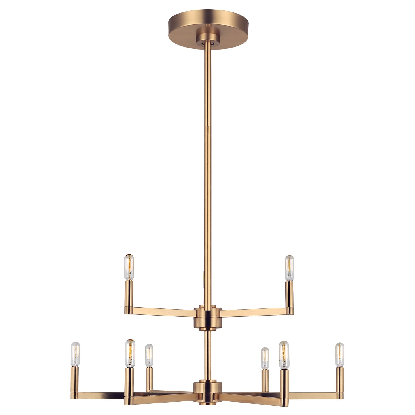 VISUAL COMFORT STUDIO, FULLTON NINE LIGHT CHANDELIER, CHANDELIER LIGHT