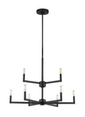 VISUAL COMFORT STUDIO, FULLTON NINE LIGHT CHANDELIER, CHANDELIER LIGHT