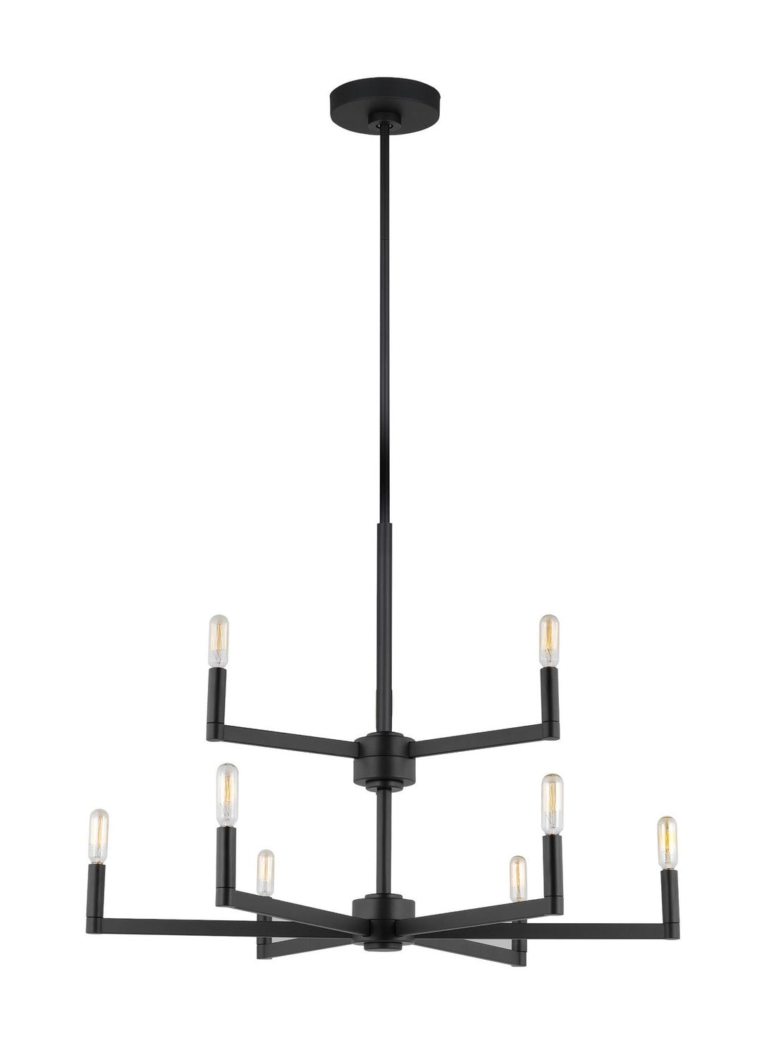 VISUAL COMFORT STUDIO, FULLTON NINE LIGHT CHANDELIER, CHANDELIER LIGHT