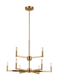 VISUAL COMFORT STUDIO, FULLTON NINE LIGHT CHANDELIER, CHANDELIER LIGHT