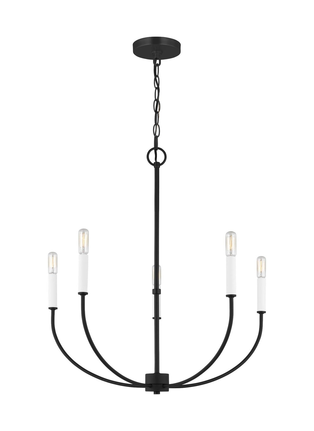 VISUAL COMFORT & CO., GREENWICH FIVE LIGHT CHANDELIER, CHANDELIER LIGHT