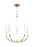 VISUAL COMFORT STUDIO, GREENWICH FIVE LIGHT CHANDELIER, CHANDELIER LIGHT