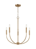 VISUAL COMFORT & CO., GREENWICH FIVE LIGHT CHANDELIER, CHANDELIER LIGHT